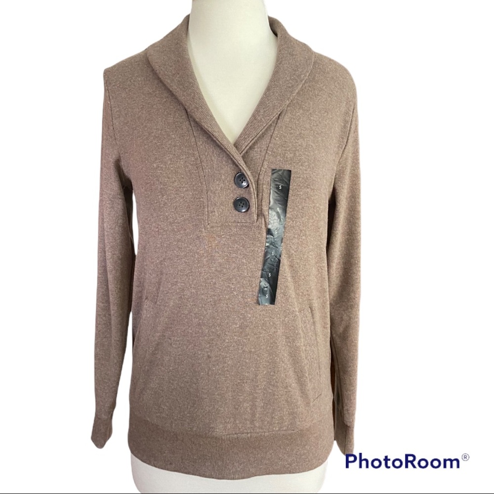 SOLD Banana Republic BROWN PULLOVER SWEATER NWT - Picture 3 of 5